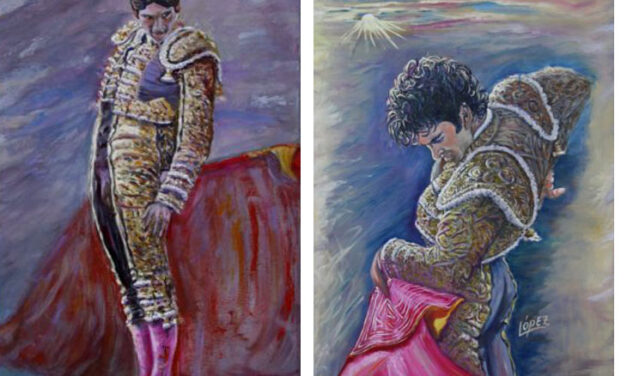 Exposición de pintura taurina en Las Ventas de Jorge López