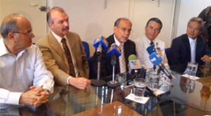 Rueda de prensa de hoy jueves. (Foto: Guillermo Leal)