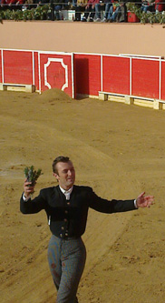 El Tato, durante la vuelta al ruedo.