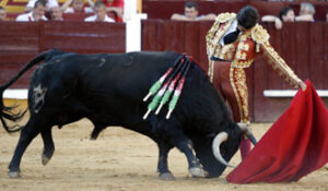 Morante lo bordó en el cuarto. (Foto: Arjona)