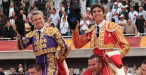 Espartaco y Castella abrieron la puerta grande. (Foto: Daniel Chicot)