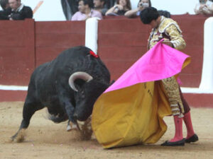 Ponce cuajó una gran faena al cuarto. (Foto: Julio Maza)