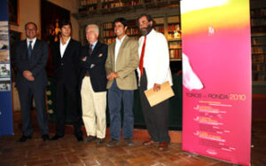 Castella y Rivera Ordóñez, estuvieron en la presentación del cartel.