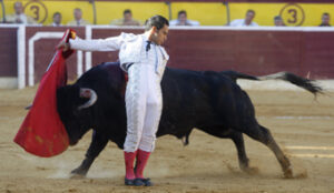 Bolívar cortó una oreja en una faena de mucho valor. (Foto: Álvaro Calvo)