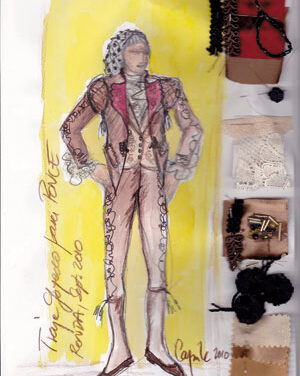 Caprile diseña el traje de goyesco para la corrida 2.000 de Ponce