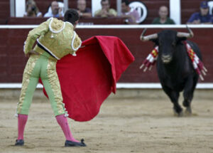 Luque, citando a un imponente samuel. (Foto: Moratalla Barba)