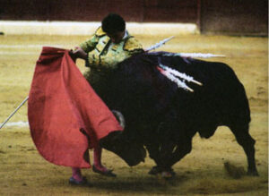 Pase de pecho de Ponce a "Bienvenido".