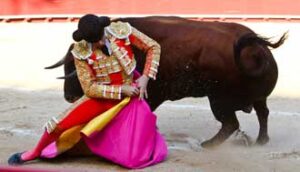 Torerísimo remate de Manzanares en Beziers. (Foto: J.R.Lozano)