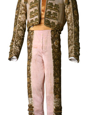 Traje de torear que vistió Jaime Marco El Choni el día de su alternativa