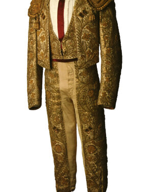 Traje de torear que perteneció a Manolo Martínez El Tigre de Ruzafa