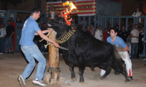 Momento de una embolada en Vila-real. (Foto: Rullot.)