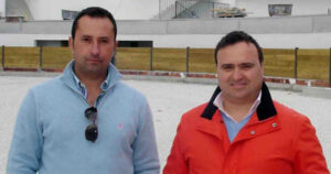 Paco Delgado y Alfonso Moya, organizadores de los festejos.