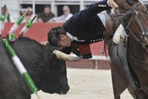 Ventura, en la suerte del teléfono. (Foto: I.Dupin)