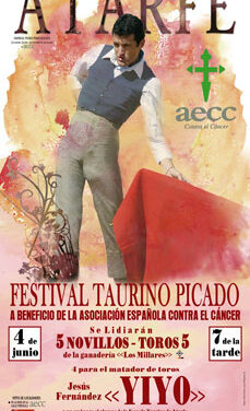 "Yiyo" matará cuatro novillos en el festival a beneficio de la AECC