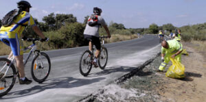 Lugar de la A-8002 en el que tuvo lugar el accidente (Foto: El Correo de Andalucía)