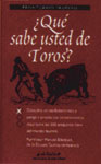 ¿Qué sabe usted de Toros?