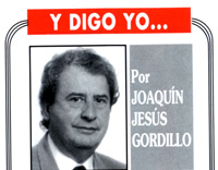 Cabecera de la columna que escribía en Aplausos.