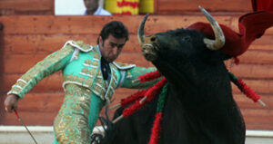 El Fandi cortó dos orejas en Calatayud. (Foto: Emilio Méndez)