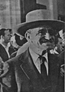 Juan Belmonte, el 1 de abril de 1962, antes de una corrida de toros en El Puerto de Santa María. Puede que fuera la última fotografía que se le hiciera al genial trianero.