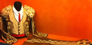 Traje goyesco utilizado por Ruiz Manuel.