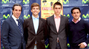De izquierda a derecha Javier González Torres, Mario Alcalde, Curro De la Casa y Jesús de Alba