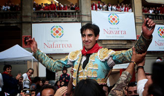 Pamplona, entregada al valor y la firmeza de Jiménez Fortes