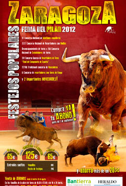 A la venta los abonos de los festejos populares del Pilar 2012