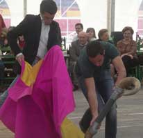 Francisco Marco torea en Pamplona