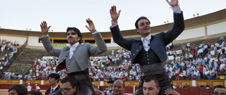 Andy y Ventura, puerta grande en la primera de Badajoz