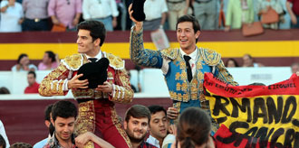 Miguel Ángel Silva y José Garrido, puerta grande en Zafra