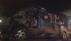 Así quedó la furgoneta tras el accidente (Foto: Aplausos)