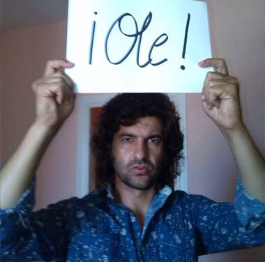 Morante de la Puebla, con los novilleros colombianos