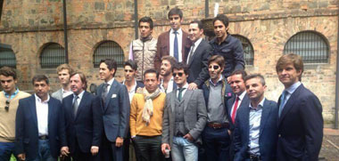 Los toreros, en el Museo Nacional de Colombia