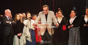 Luc Jalabert, durante la presentación de los carteles.