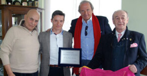Enrico Carbone, Diego Urdiales, Jean-Louis Personne y Roberto Bruno. (Foto: Andrés Peverelli)