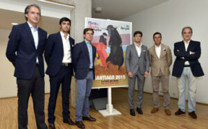 Perera, Juli, Garrido y Joselito estuvieron en la presentación del acto.