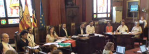 Un momento del pleno del Ayuntamiento.