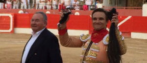 Juan Bautista y Jean-Marie Raymond, en la vuelta al ruedo en Corella.