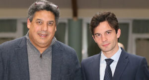 Serge Blanco y Juan del Álamo.