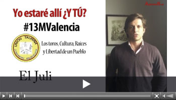 Yo estaré allí. ¿Y tú? Manifestación del 13 de marzo en Valencia