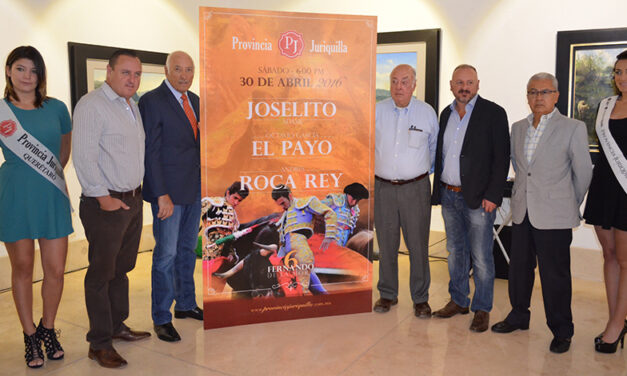 Joselito Adame, El Payo y Roca Rey, en Provincia Juriquilla