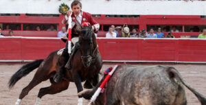 Hermoso, durante su actuación de este domingo en Monterrey.