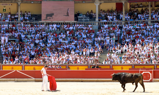 Los toros en Pamplona se disfrutan en familia