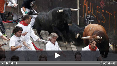 Peligroso y caótico encierro de Cebada Gago en su regreso