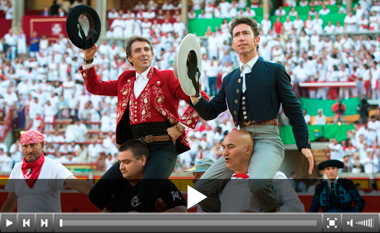 Cuatro orejas Hermoso y dos Leonardo, altos vuelos a caballo en Pamplona