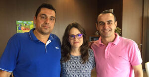 Vicente Nogueroles, Mónica Oltra y José Antonio Blanco.