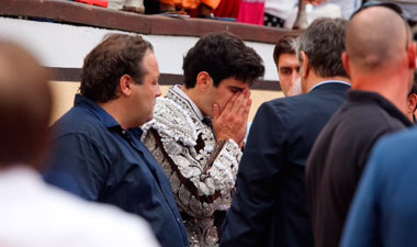 López Simón, atendido de una “alcalosis respiratoria con cuadro vasovagal”