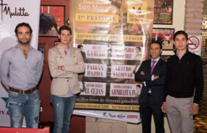 Juan Pablo Sánchez, Arturo Saldívar, Fabián Barba y Armillita IV asistieron a la presentación.