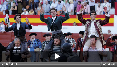 Zafra: broche de oro a caballo