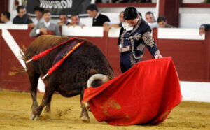 Michelito en el festival de Samadet.